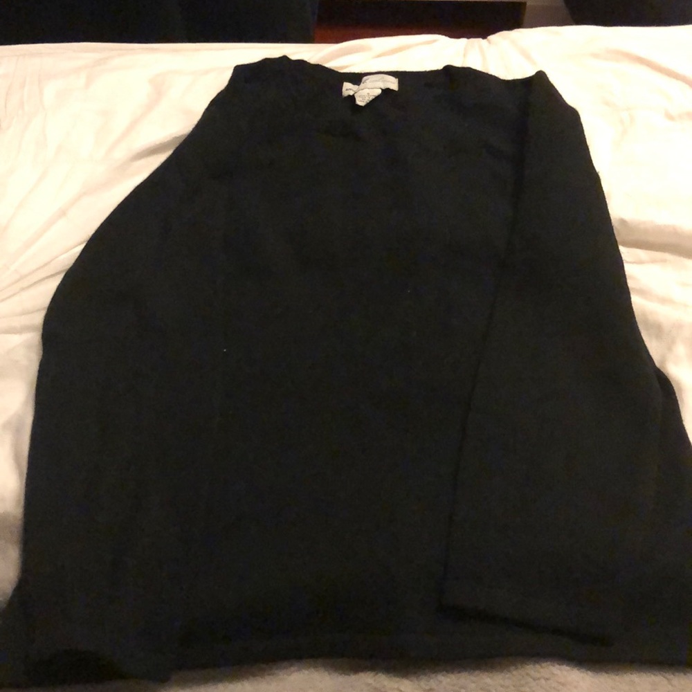Black cashmere sweater